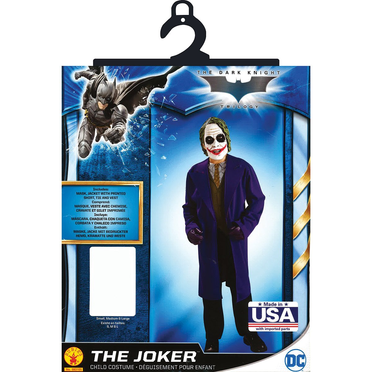 Déguisement de Joker pour enfant avec masque -déguiz-fêtes