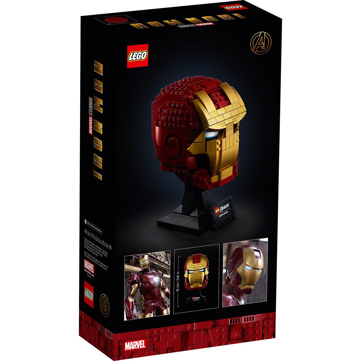Casque d'Iron Man LEGO Marvel Avengers 76165 - Super héros, cinéma et jeux  vidéo - La Grande Récré