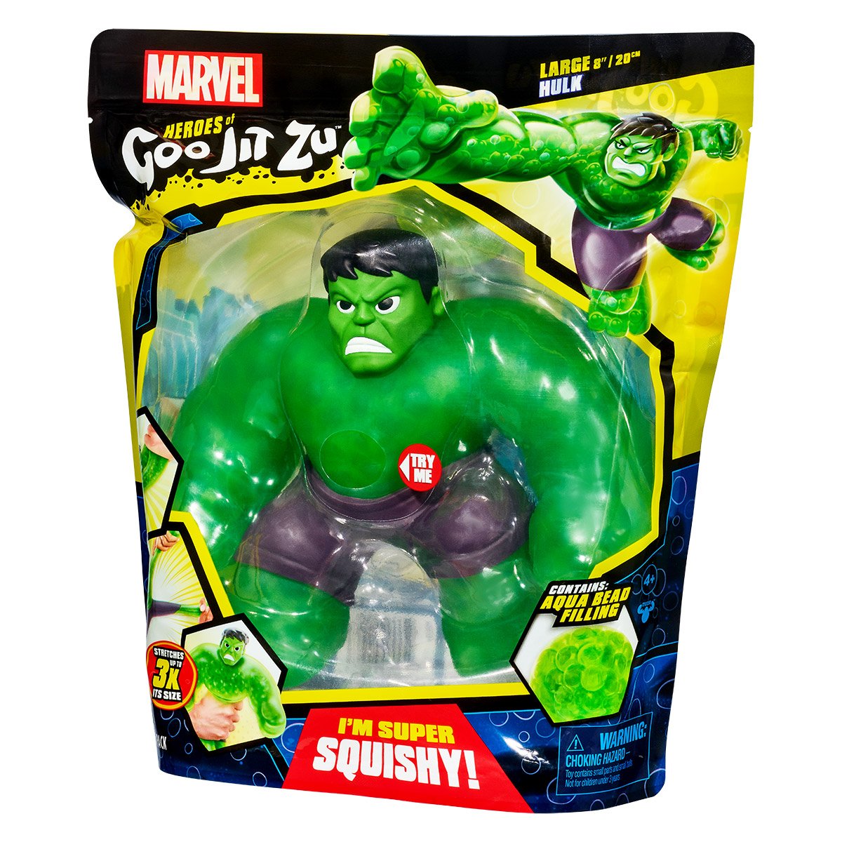 Figurine Supagoo Hulk 21 cm - Goo Jit Zu Marvel - La Grande Récré