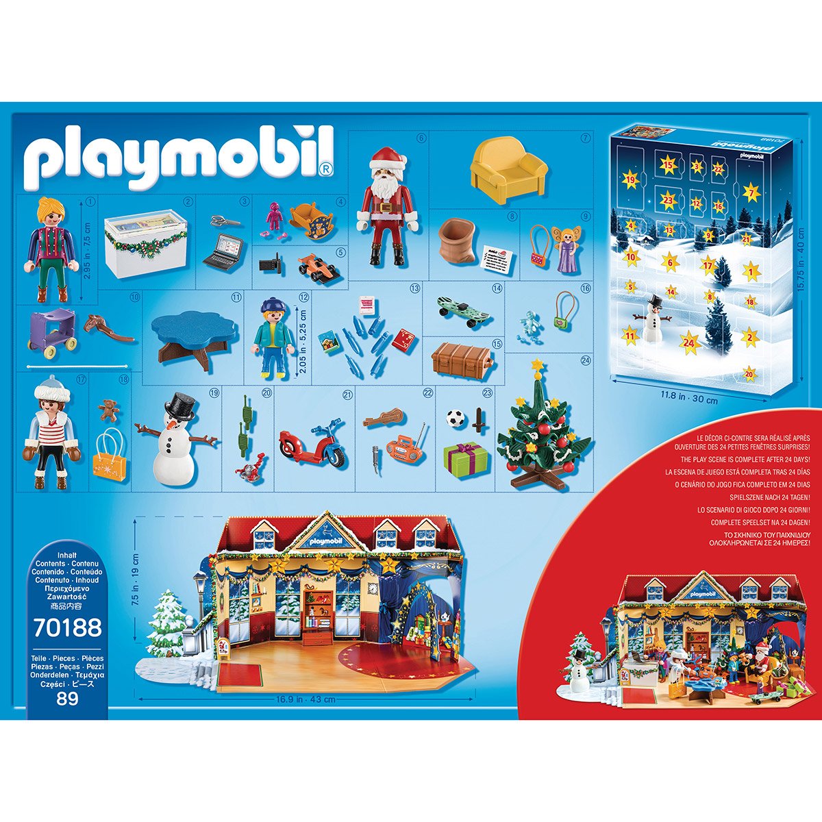 venlige Kommentér Grisling Calendrier de l'Avent Boutique de jouets Playmobil 70188 - La Grande Récré