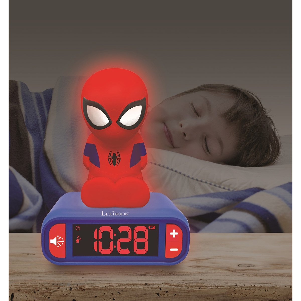 Réveil-Veilleuse 3D Spider-Man - La Grande Récré