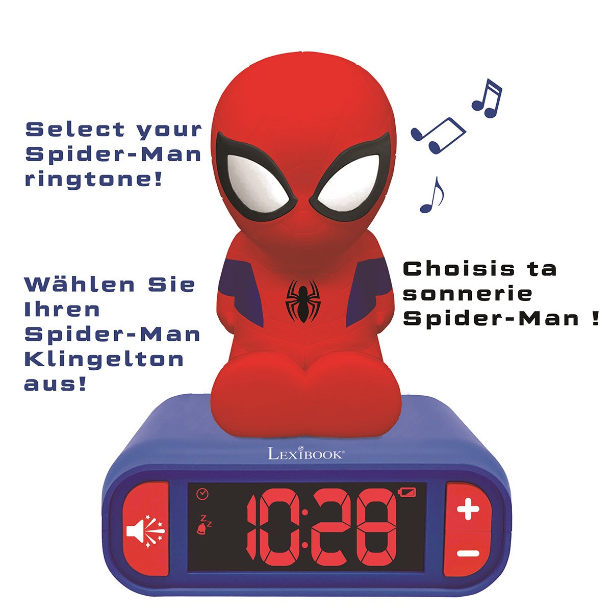 Réveil-Veilleuse 3D Spider-Man - La Grande Récré