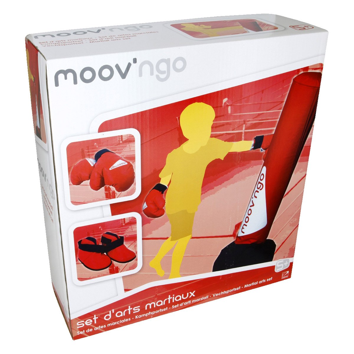 Sac de frappe + gants de boxe enfant - Moov'ngo