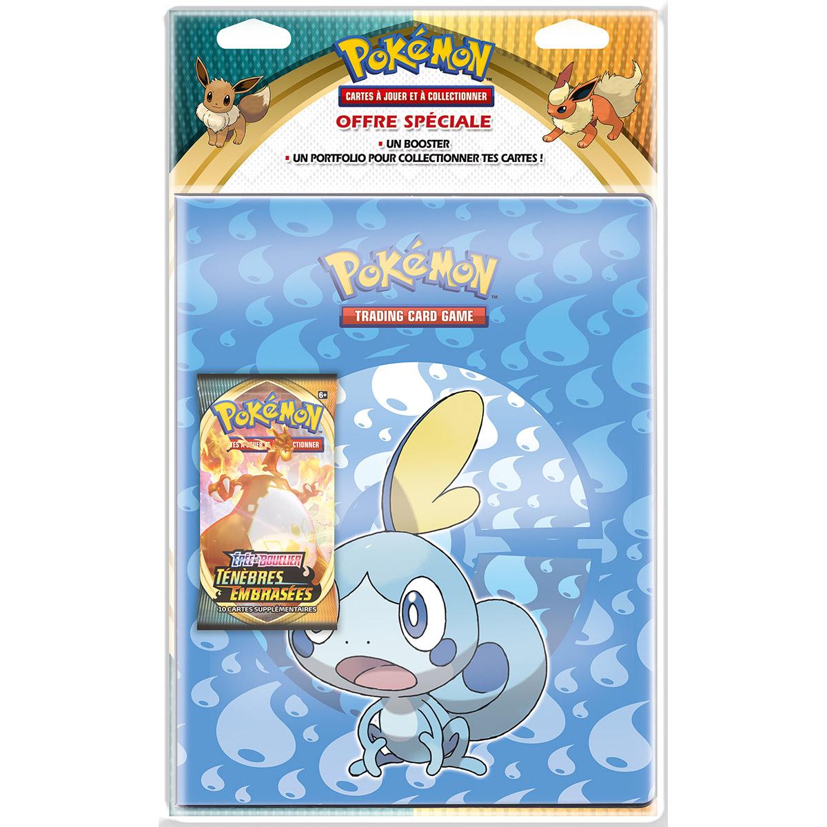 Pack cahier range-cartes + 1 booster Pokémon épée et ... Pack cahier range-cartes + 1 booster Pokémon épée et ...