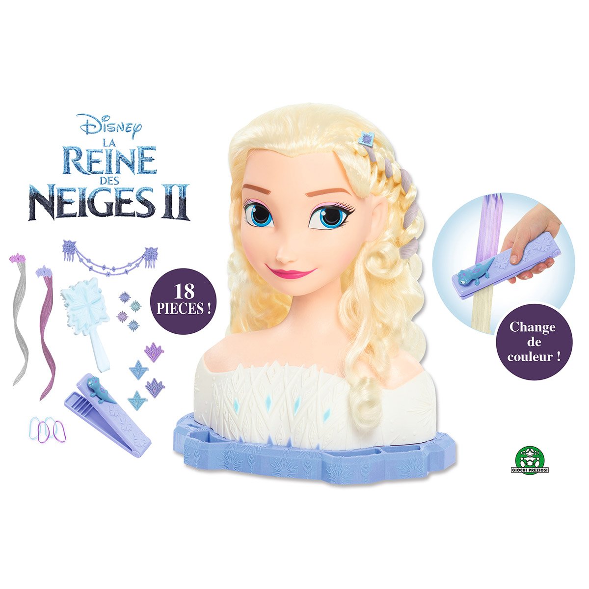 Reine des Neiges Elsa Tête à Coiffer Bijoux ♥ Frozen 2 Elsa Styling Head 
