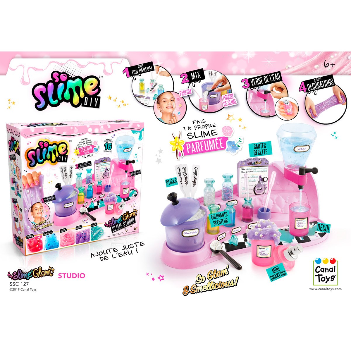 9€40 sur Studio Slime Glam Création de parfums de Slime - Autres jeux  créatifs - Achat & prix