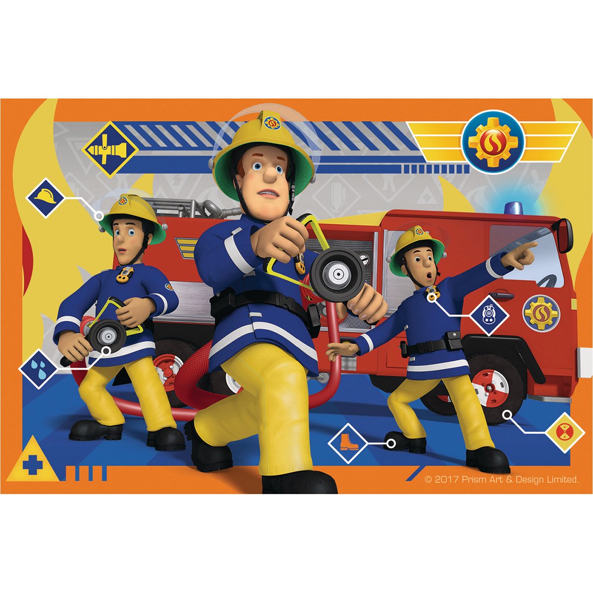 Puzzle 6 cubes Sam le Pompier - La Grande Récré