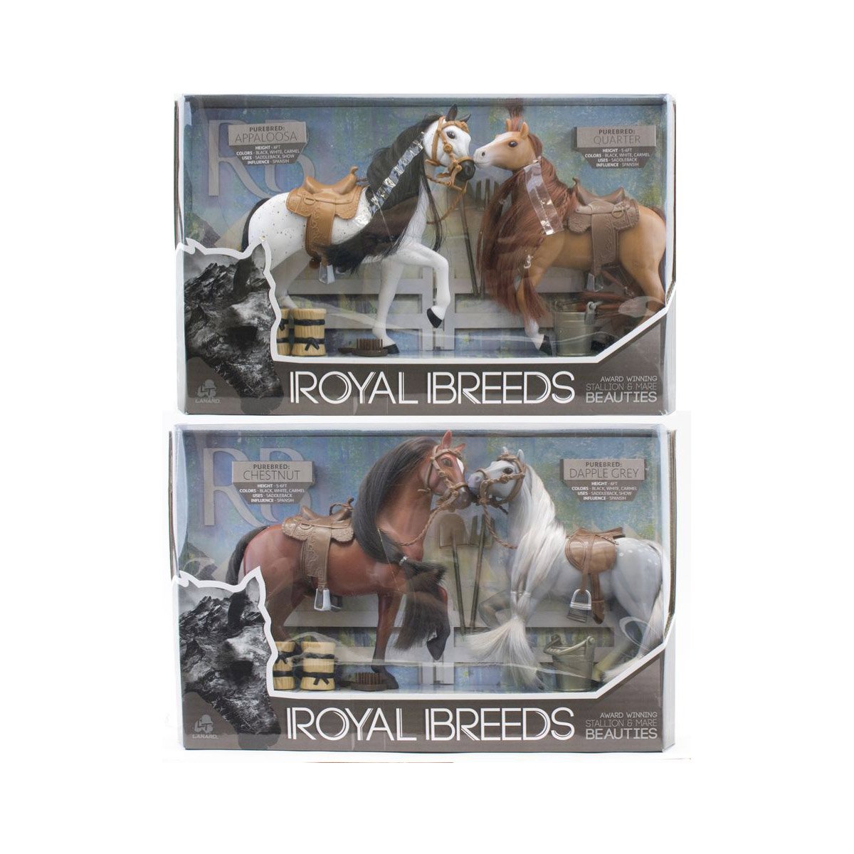 Coffret 2 chevaux Royal breeds Beauties - La Grande Récré