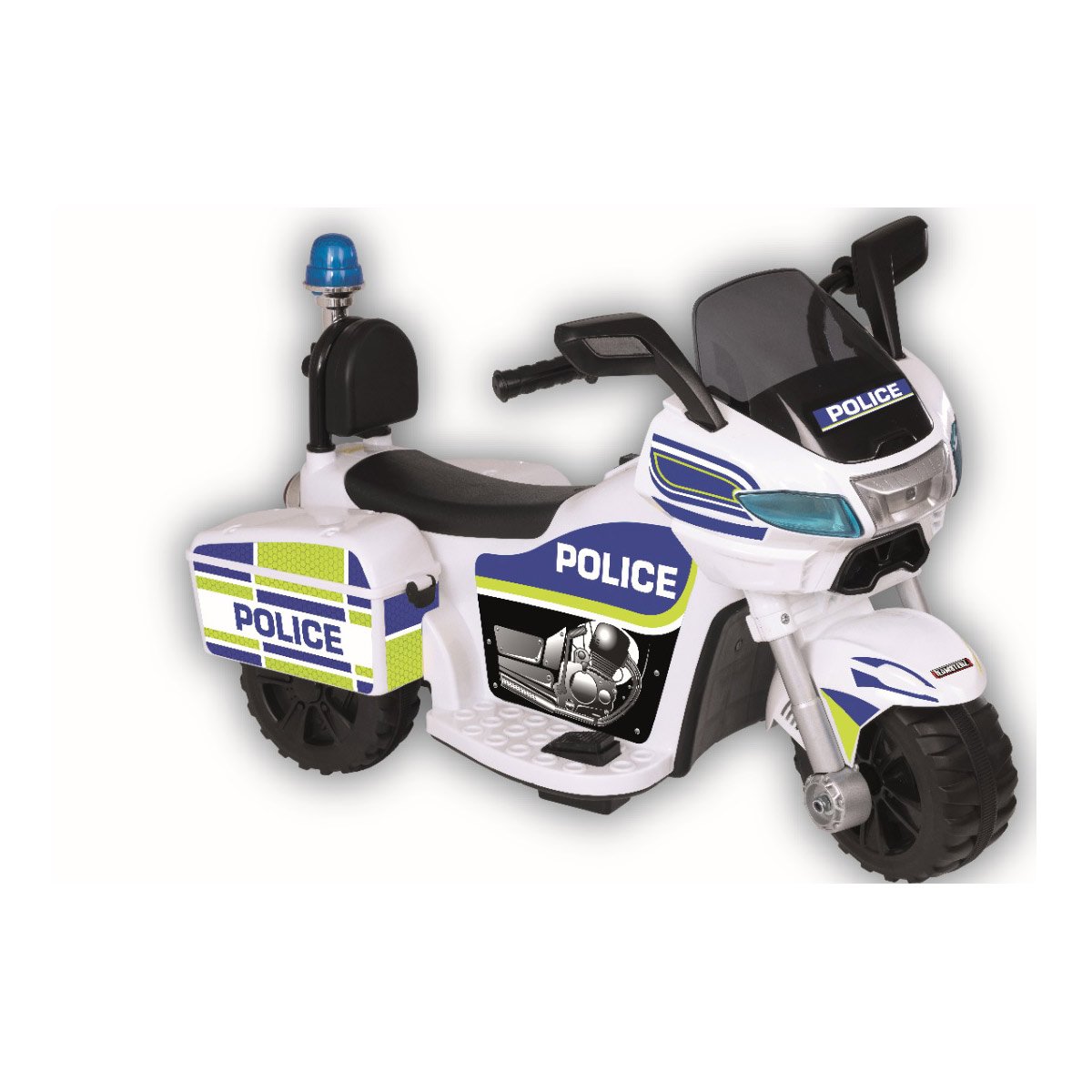 Moto Scooter Électrique Policier Enfant 6 V 3 Km/h à Prix Carrefour