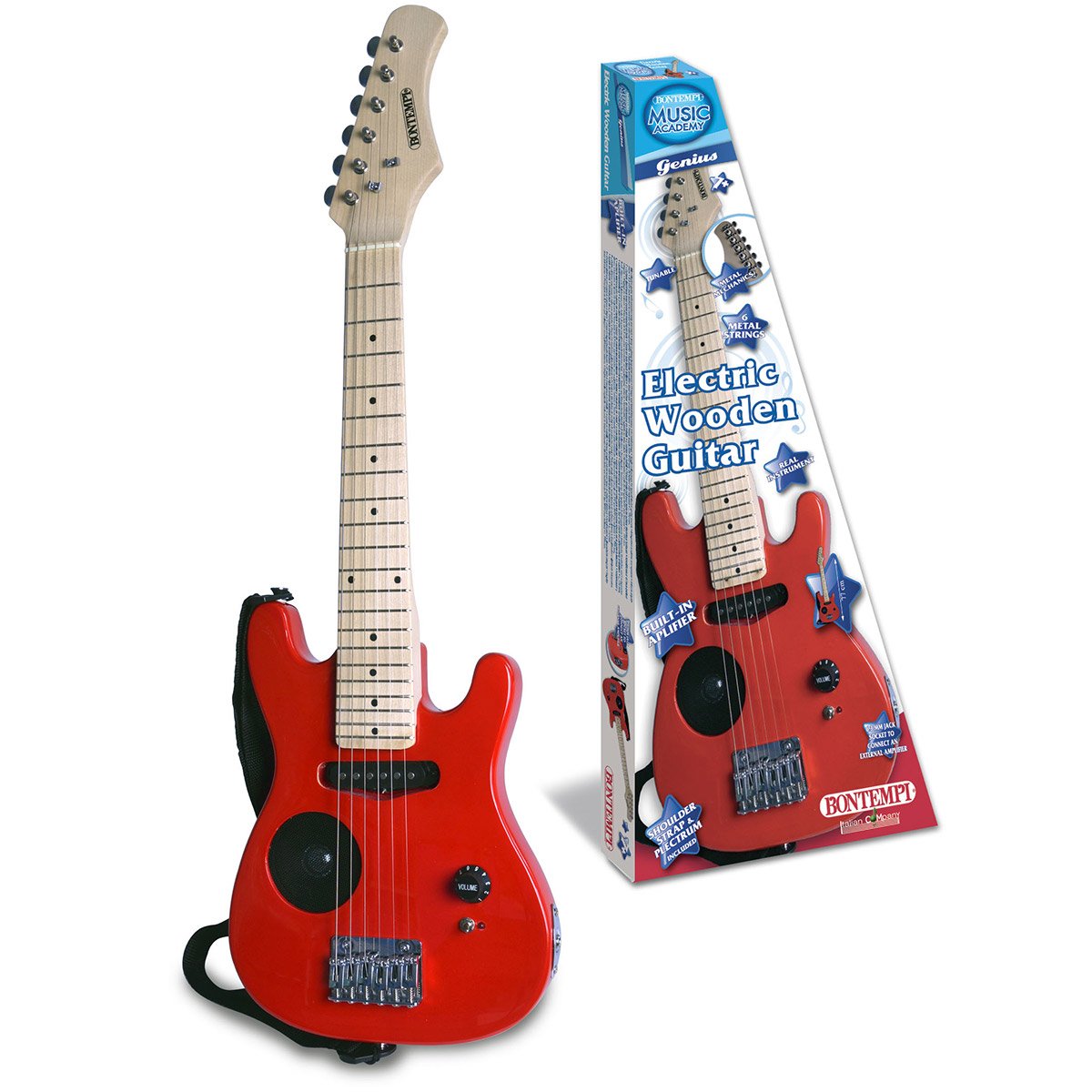 Guitare électrique en bois / support à décorer - gomille - Un grand marché