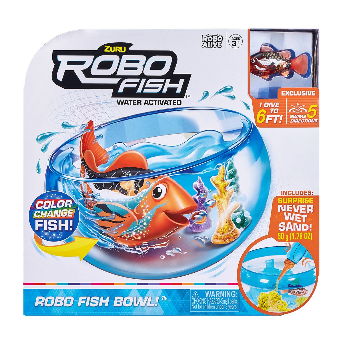 Aquarium Robo Fish avec son sable magique - La Grande Récré