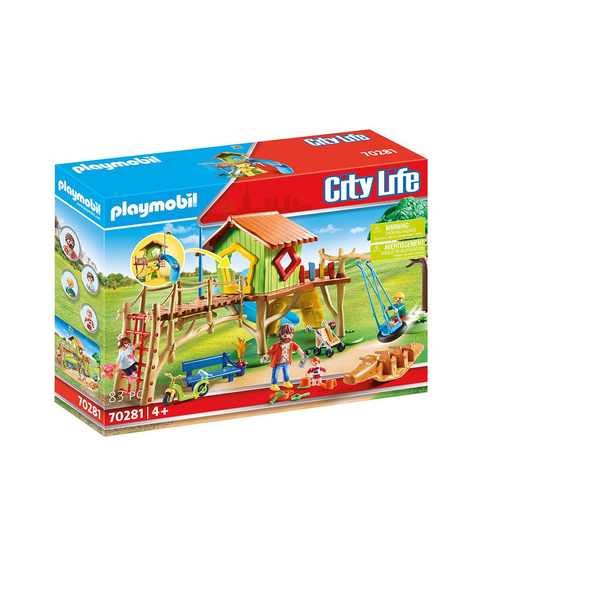 Parc de jeux et enfants Playmobil City Life 70281 - La Grande Récré