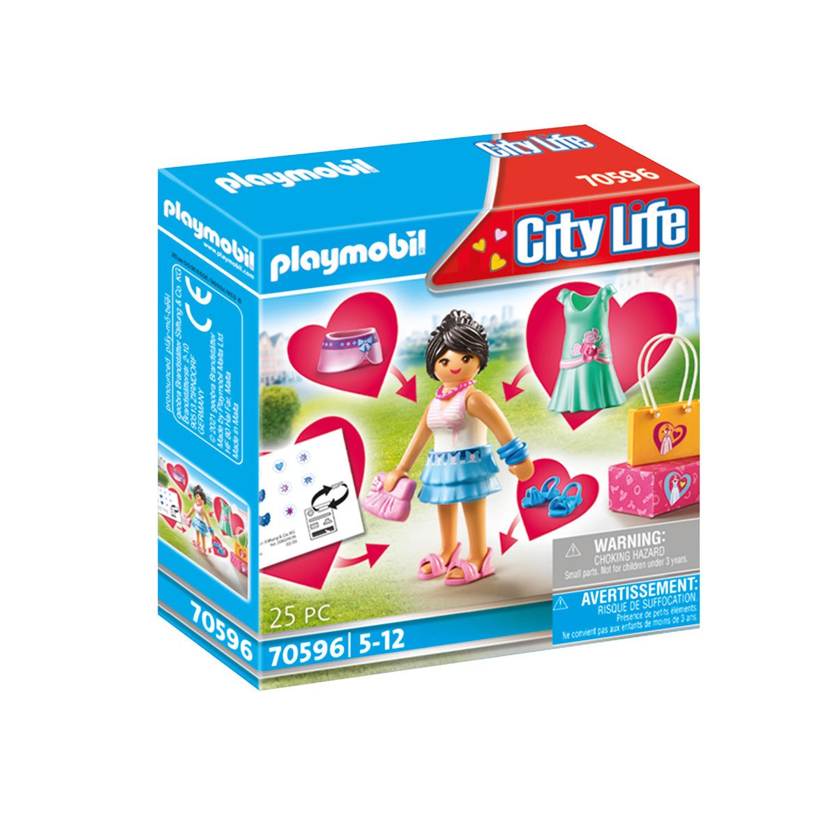 Jeune fille stylée Playmobil City Life 70596 - La Grande Récré