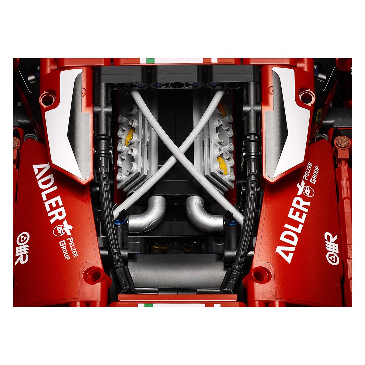 Adesivi Di Ricambio Brickstickershop Per Set LEGO 42125 – Ferrari 488 GTE AF CORSE #51 - Foto 4