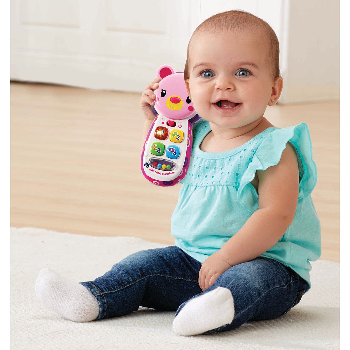 Allo bébé surprises brun-Téléphone portable pour bébé - VTech