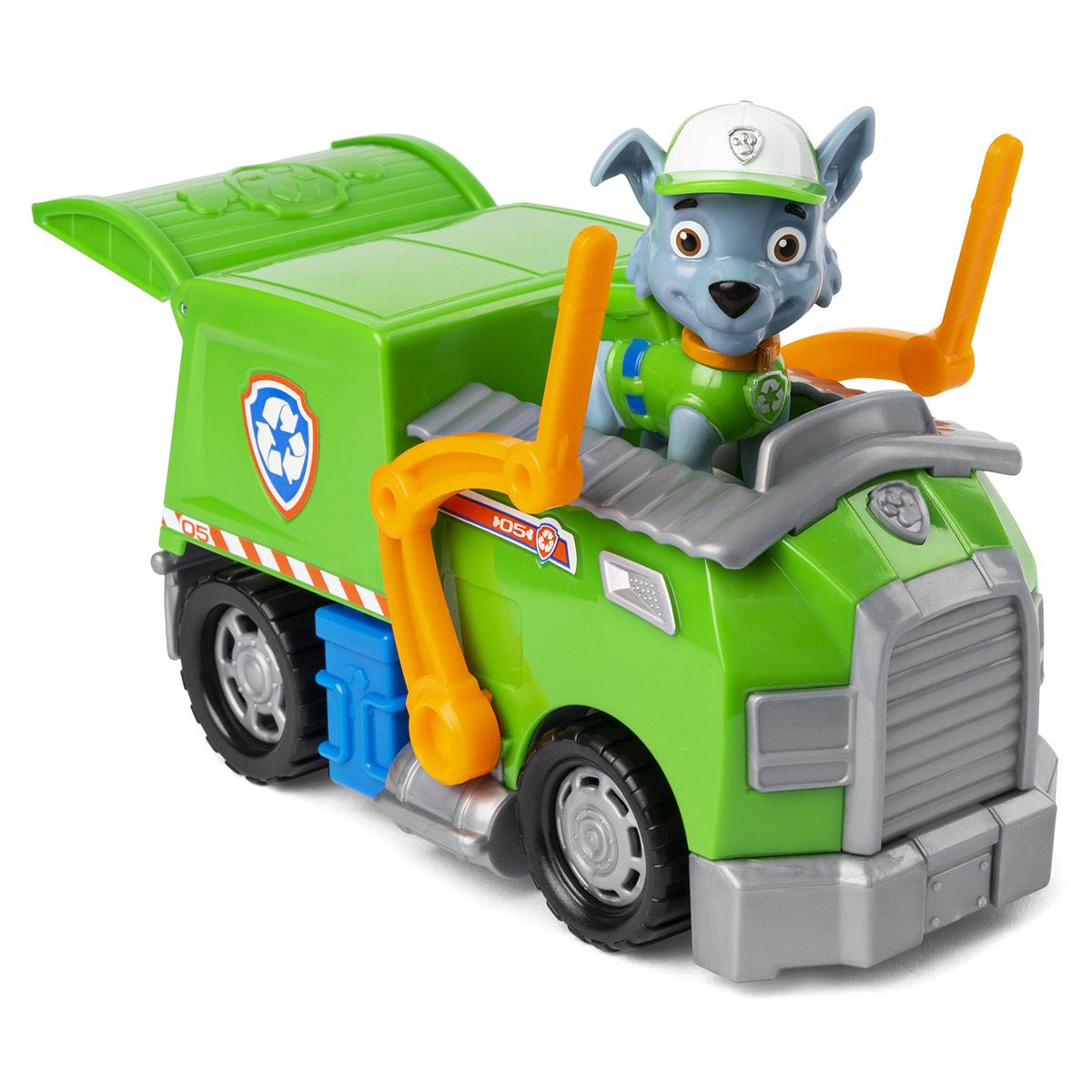 Pat' Patrouille - Véhicule + Figurine Rocky Paw Patrol - Les héros et  personnages - La Grande Récré