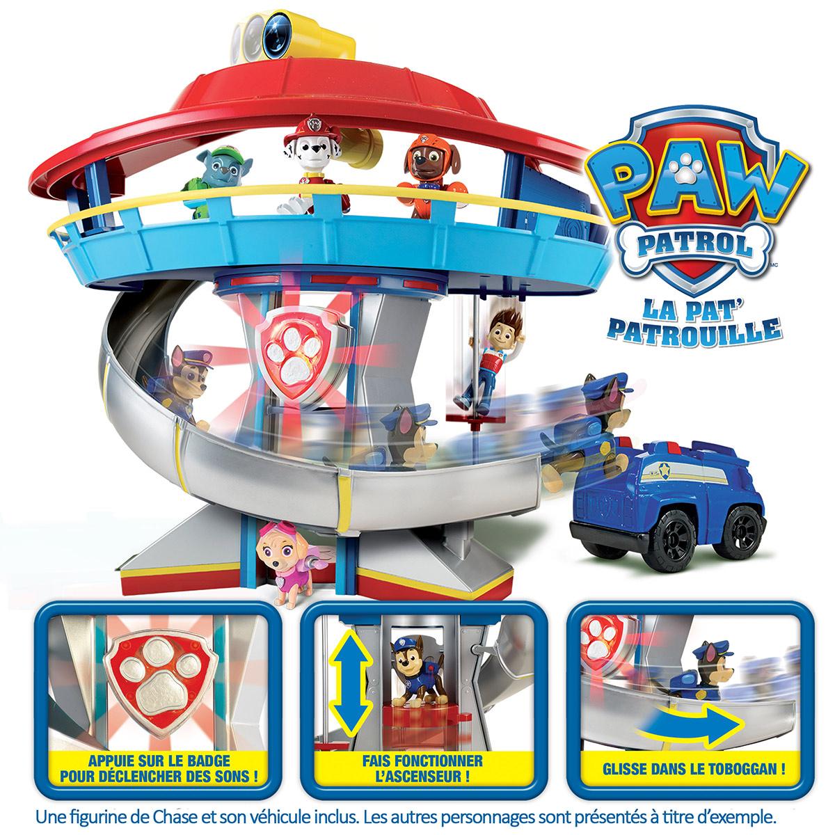 Pat Patrouille Playset Quartier General Paw Patrol Garages Et Tapis La Grande Recre