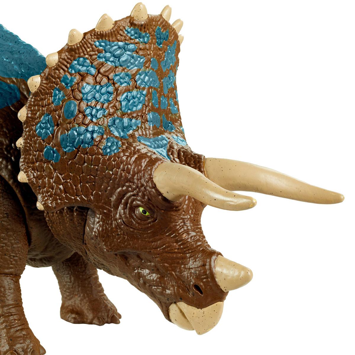 Figurine Dinosaure Sonore Triceratops Jurassic World Les Figurines Interactives Et A Fonction La Grande Recre