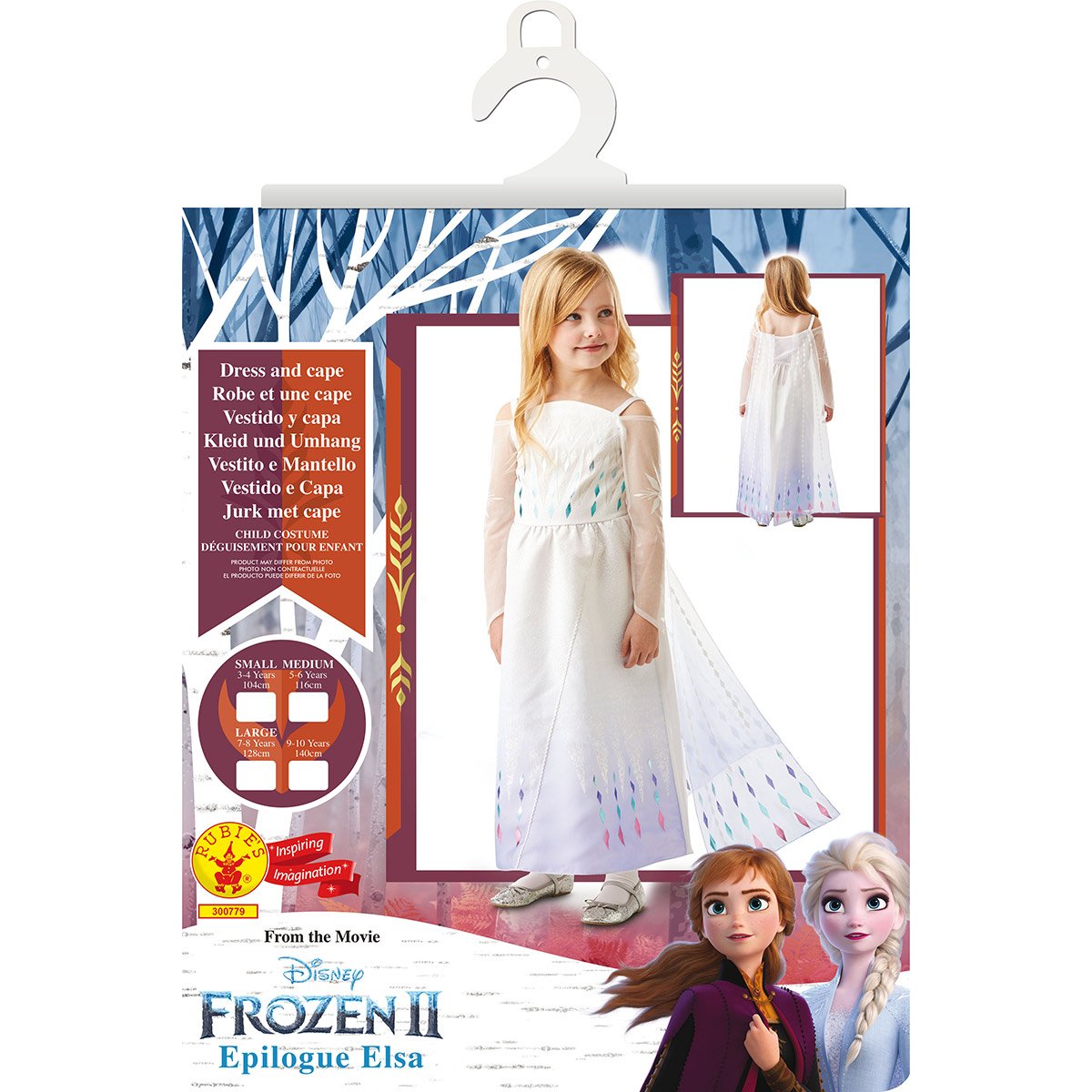 Robe de Elsa, La reine des neiges 2 avec cape