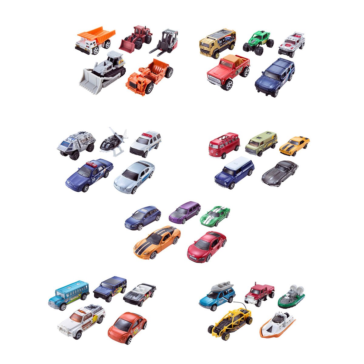 Matchbox - Ensemble de 5 voitures