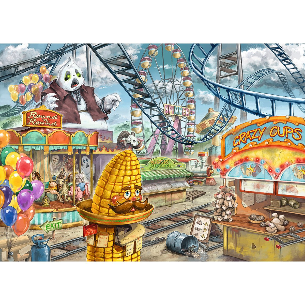 Puzzle Escape Kids Le parc d'attractions - La Grande Récré