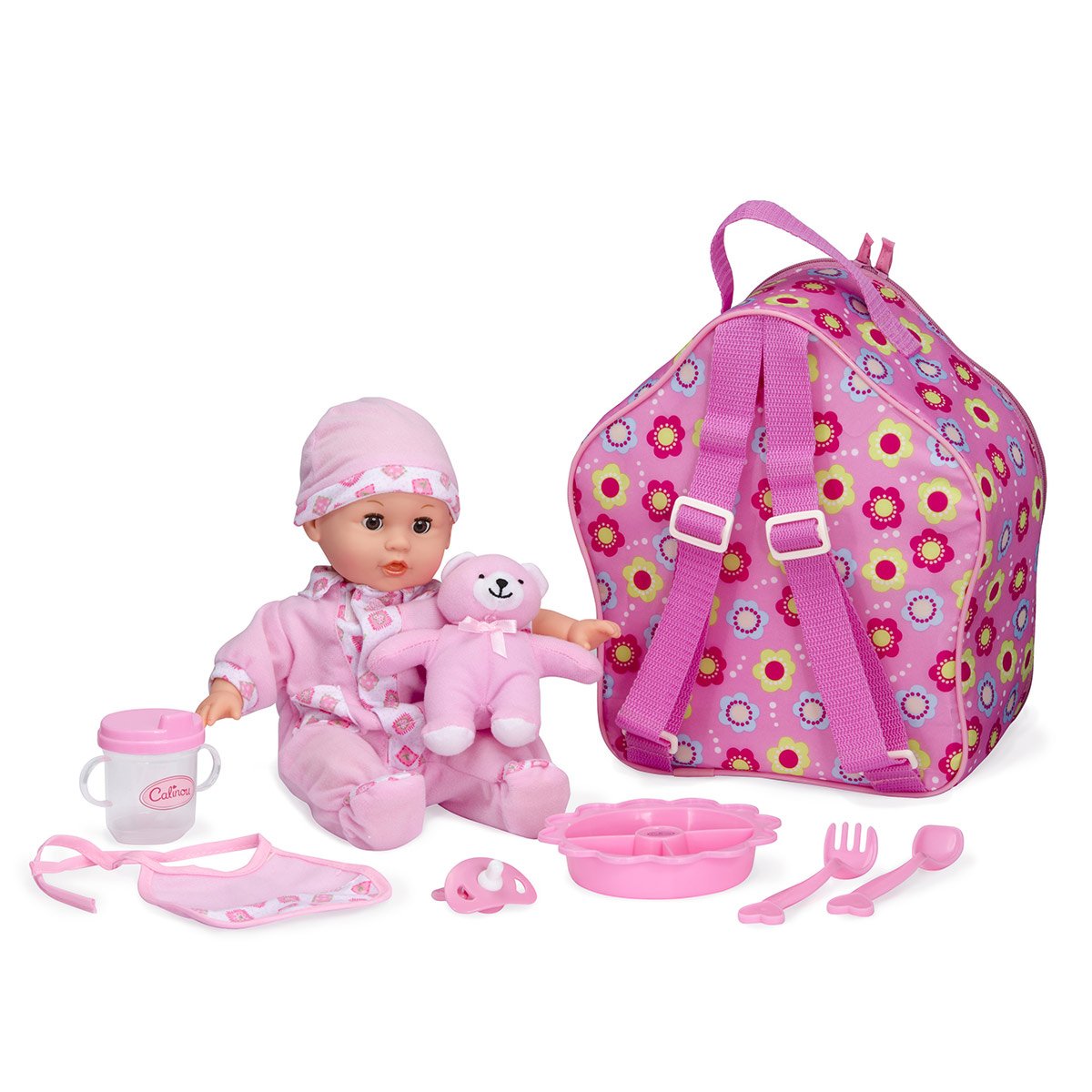 Vous & amp; Me 69928 30 accessoires de soins pour bébé poupée dans un sac 