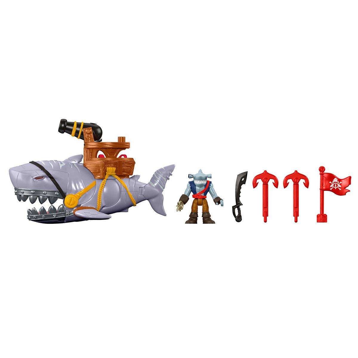 Bateau Pirate Ram Avec Figurines - Galion Pirate Jouet Pour Enfants - Environ 26 Cm