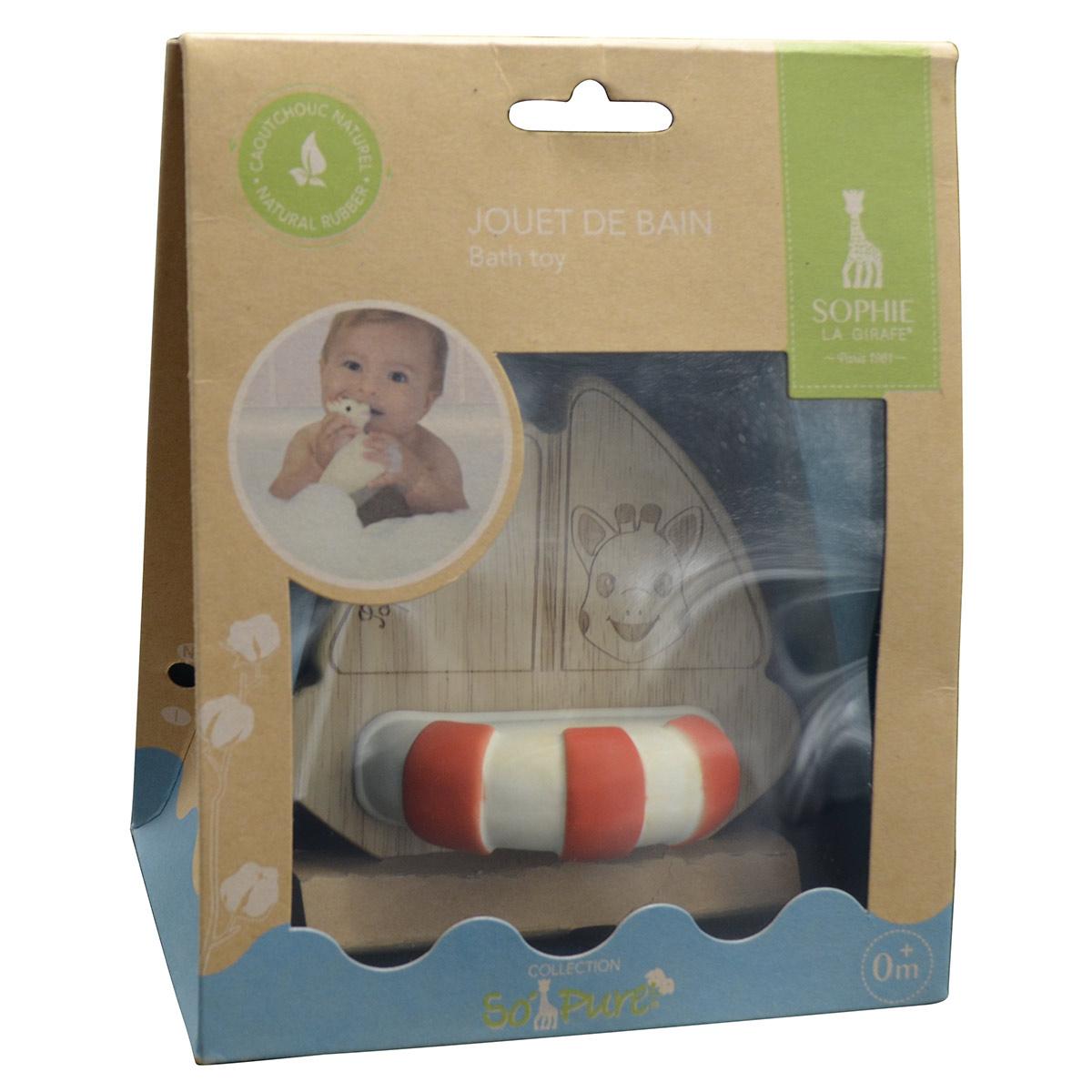 Bateau Rubber Woood Sophie La Girafe Jouets D Eveil La Grande Recre