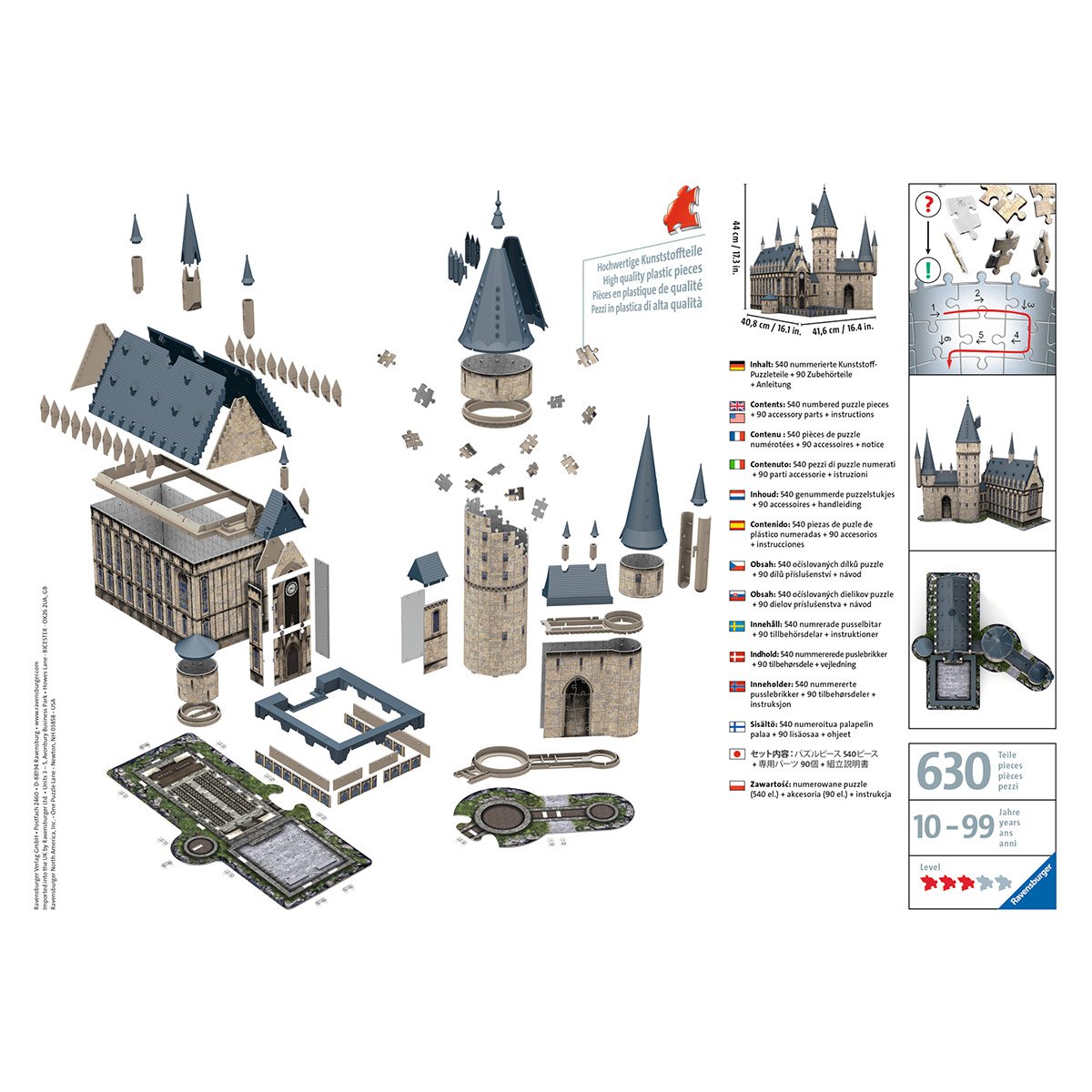 Puzzle 3D : Château de Poudlard Harry Potter - La Grande Récré