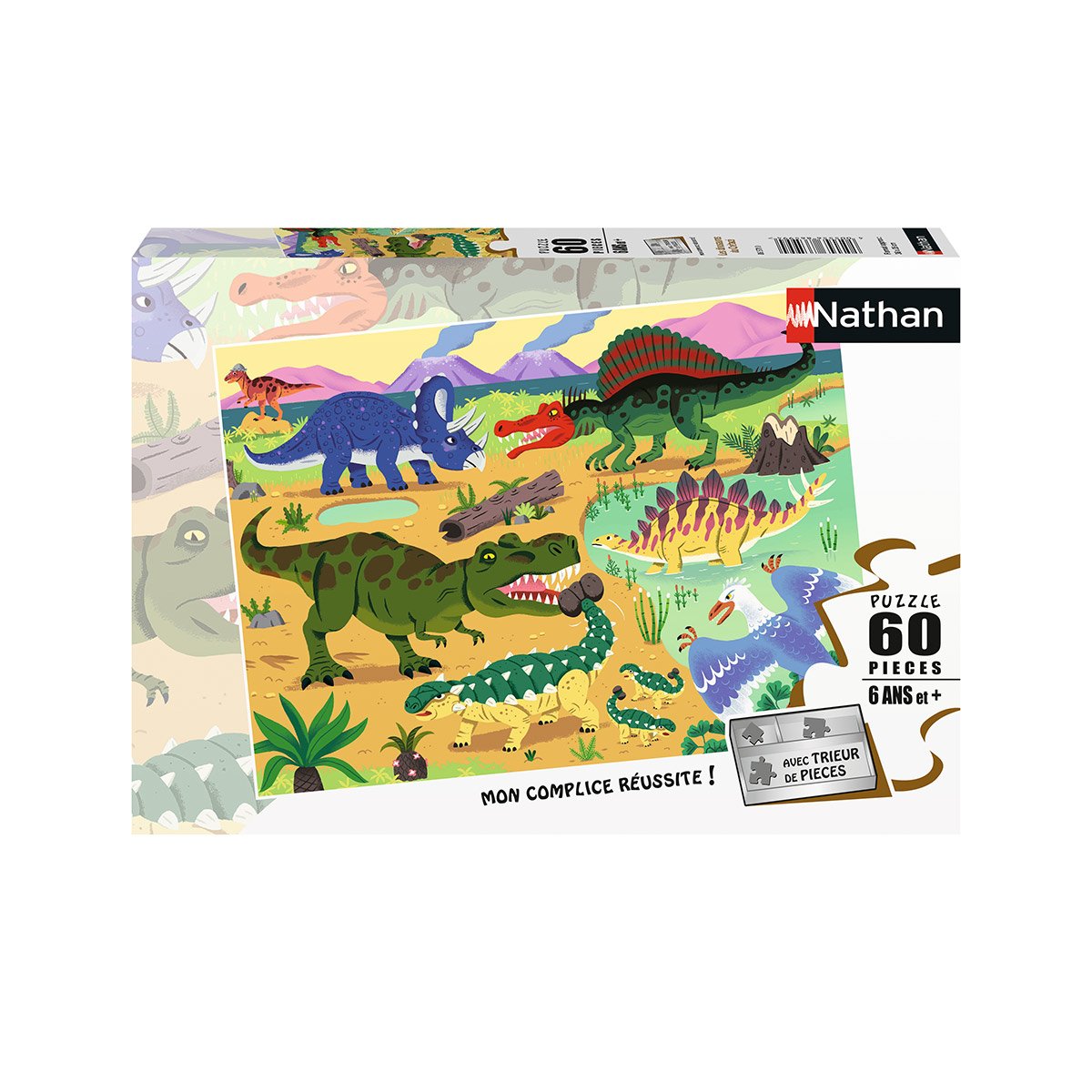 Puzzles Pour Enfants Âgés De 3 À 5 Ans, 60 Pièces Puzzles À La Dinosaure  Avec Boîte D'emballage, Puzzle Au Sol Pour Enfants De 3 À 8 Ans, Cadeaux  D'apprentissage Éducatifs Pour