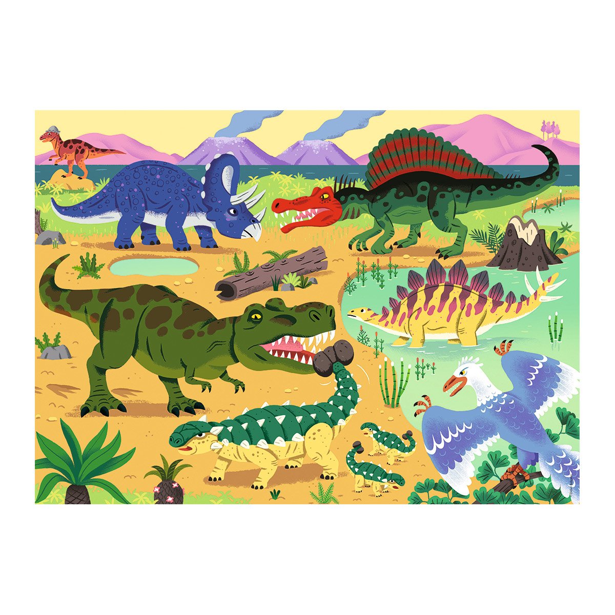 Puzzle enfant 60 pièces - Clementoni Gigantosaurus - Passion Dinosaure