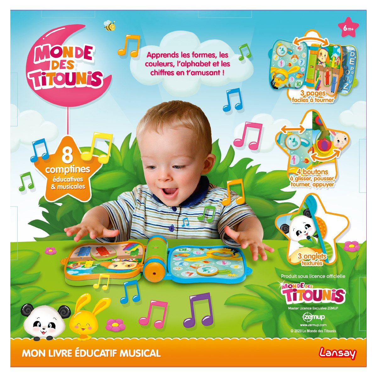 Titounis - Mon livre éducatif musical