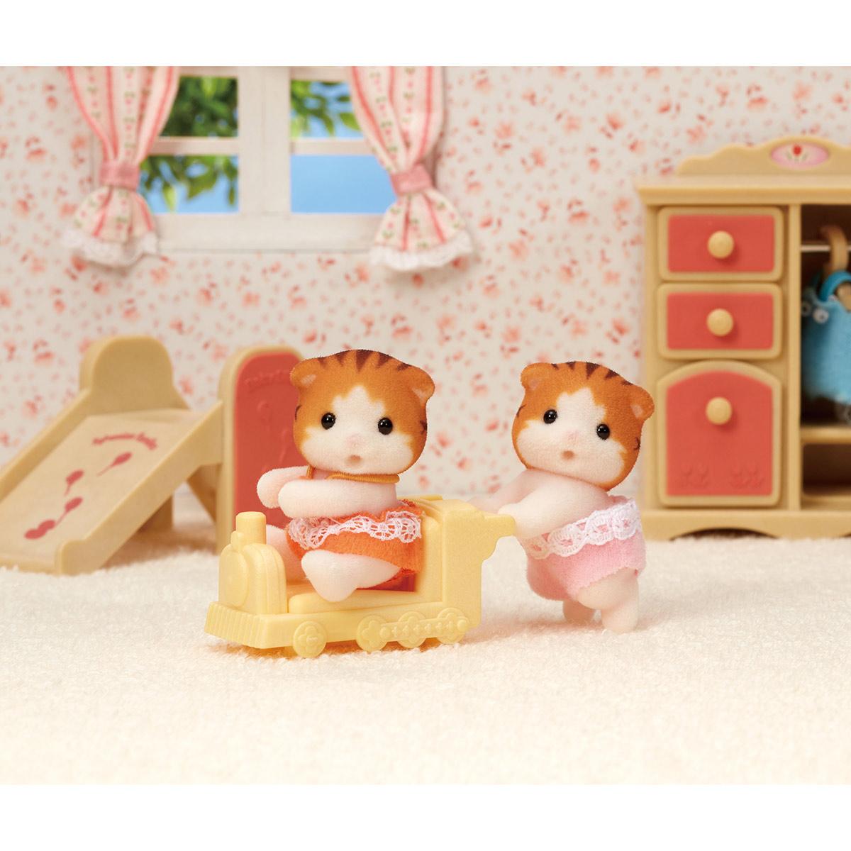 Les Jumeaux Chat Roux Sylvanian Families Les Heros Et Personnages La Grande Recre