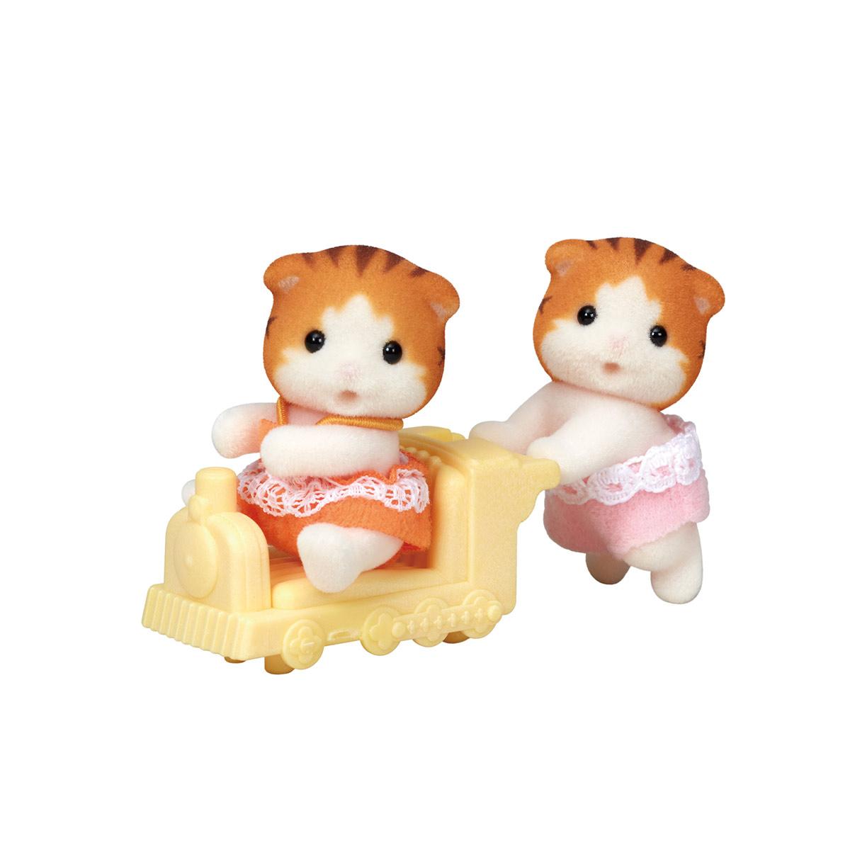 Les Jumeaux Chat Roux Sylvanian Families Les Heros Et Personnages La Grande Recre