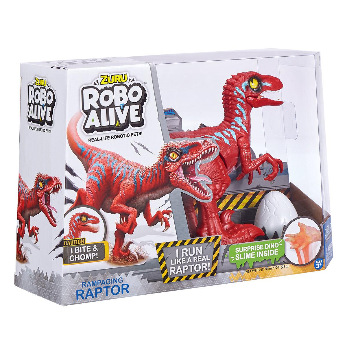 Robo Alive - Dinosaure Raptor avec effets sonores - La Grande R?�cr?�