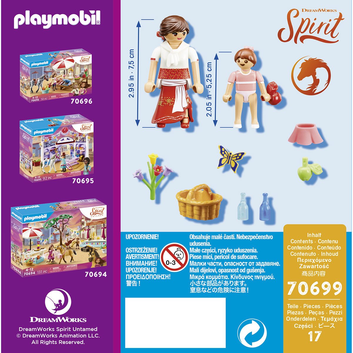 Lucky enfant avec Milagro Playmobil Dreamworks Spirit 70699 - La Grande  Récré