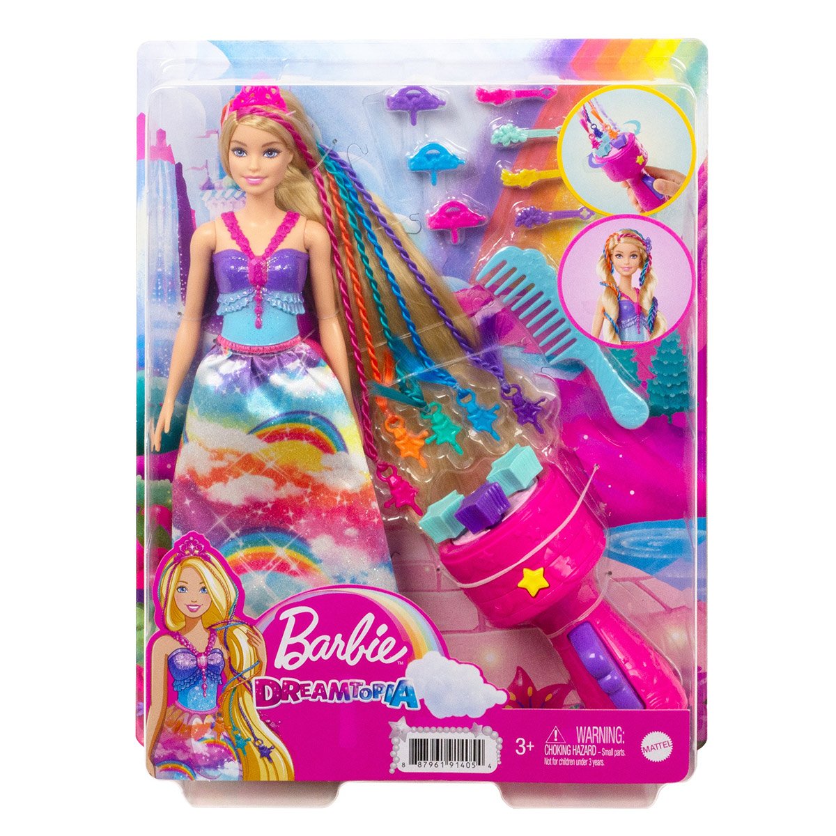 Barbie Princesse Tresses Magiques - La Grande Récré