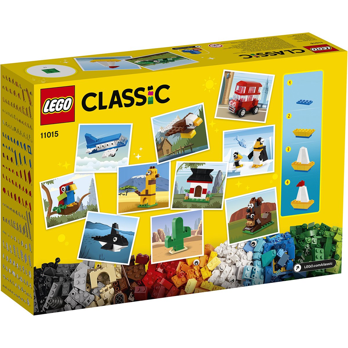 Briques créatives « Autour du monde » LEGO Classic 11015 - La