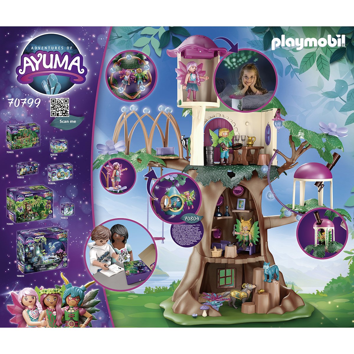 Arbre magique de fées Playmobil Aventures d'Ayuma 70799