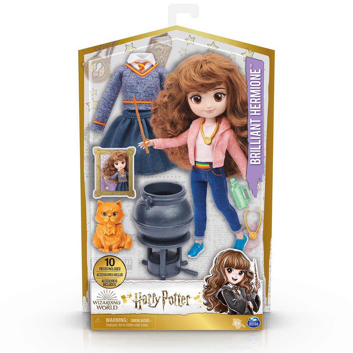 Poupée deluxe Hermione Granger 20 cm et ses accessoires - La Grande Récré
