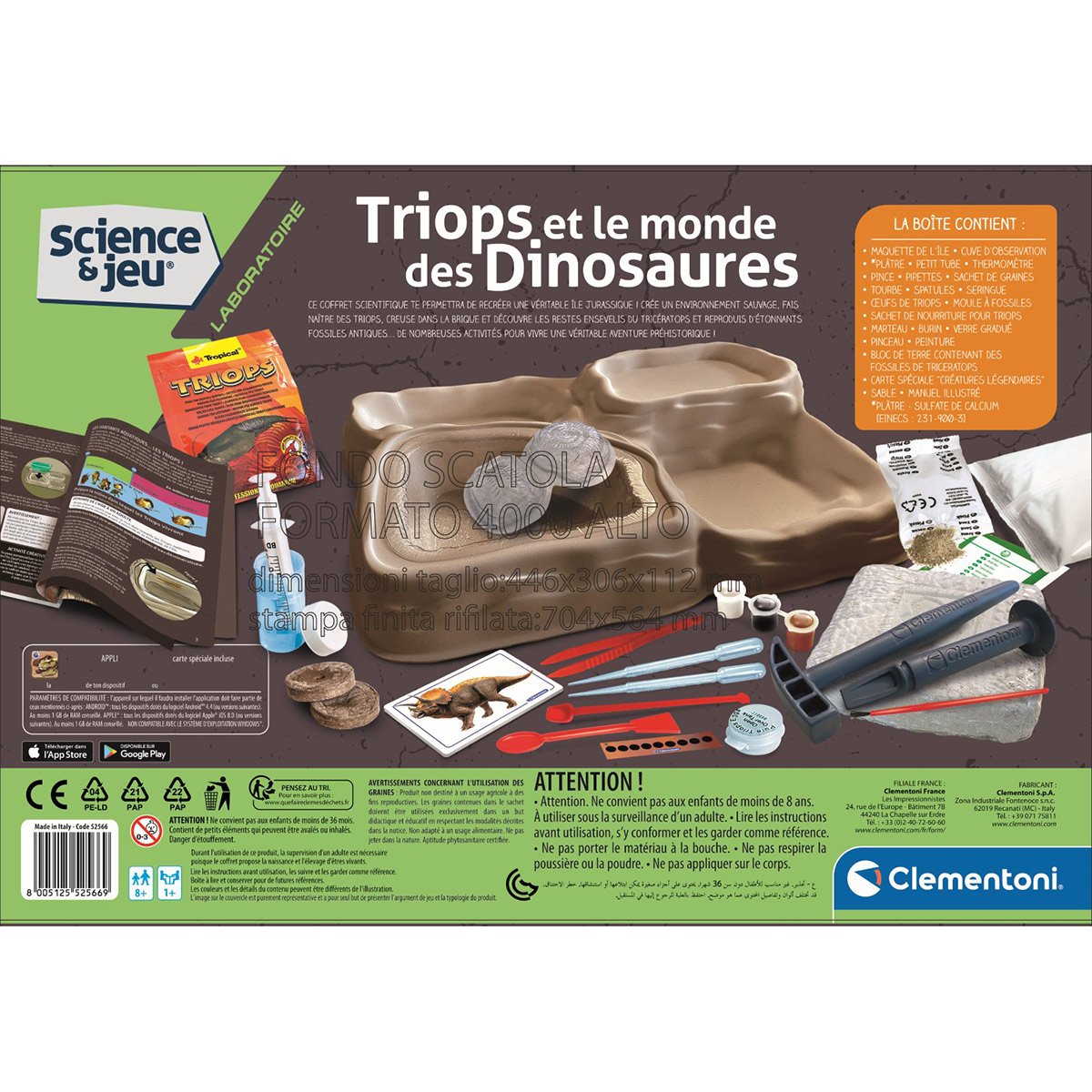 Clementoni- Science & Jeu-La Biosphère, 52343, Multicolore & A1503087 - Mes  Premiers Triops - Jeu Scientifique : : Jeux et Jouets