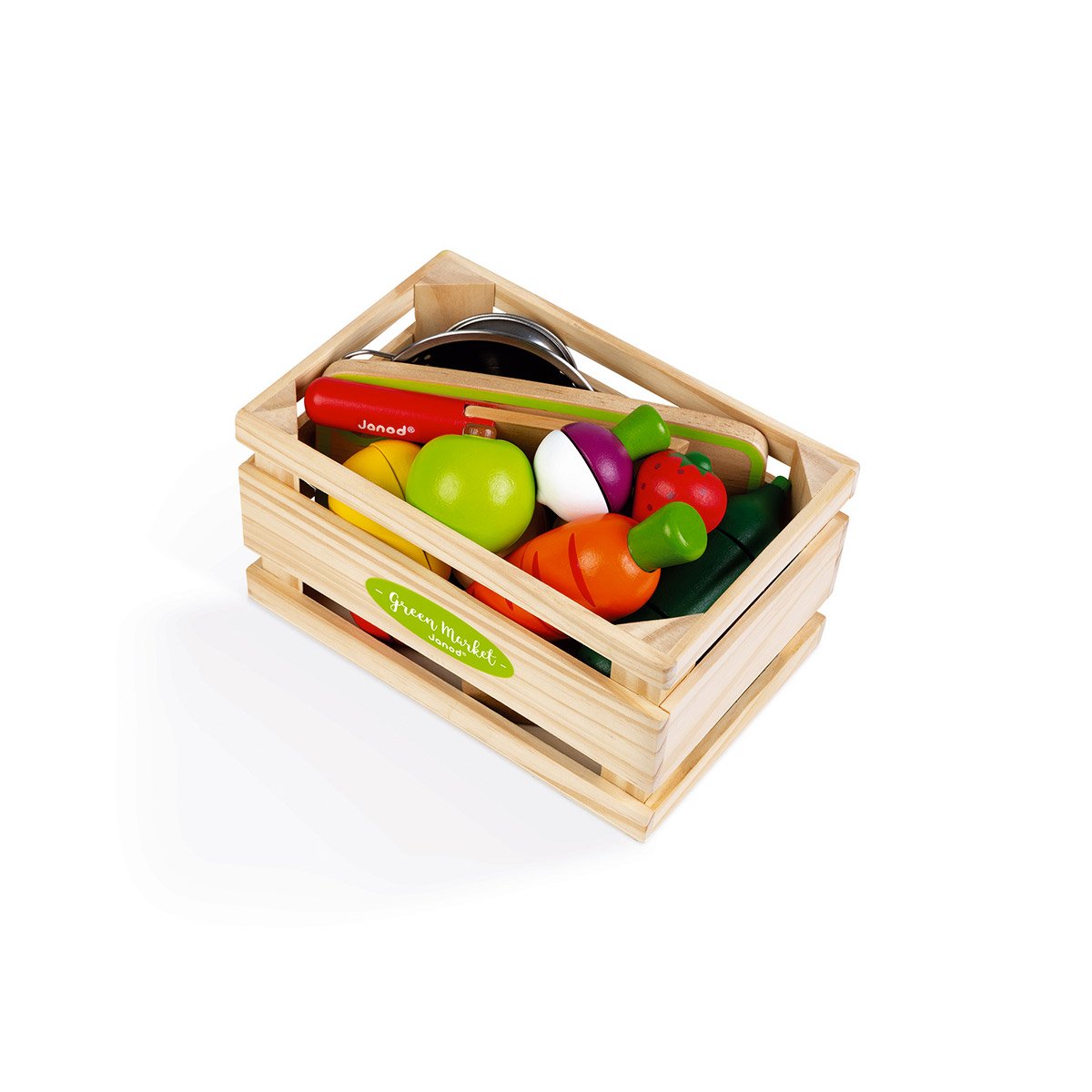 Légumes à couper en bois CARREFOUR WOODEN : la boite à Prix Carrefour