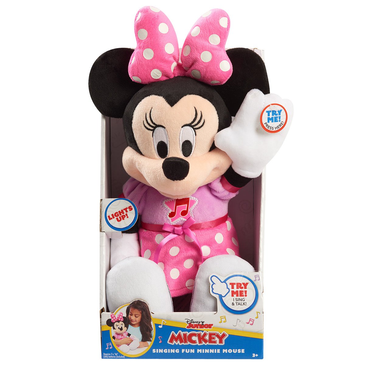 Peluche interactive Mickey émotions Imc : King Jouet, Peluches interactives  Imc - Peluches