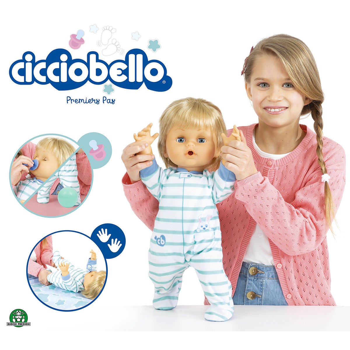 Cicciobello Amicicci : Bébé avec Set Repas et Accessoires. - La Grande Récré