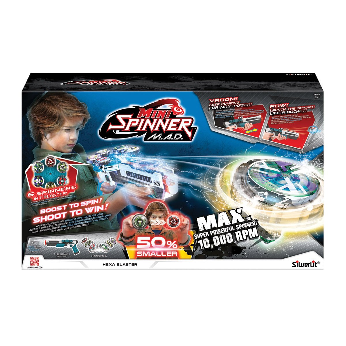 Mini Spinner Mad - Blaster Lanceur de Mini Toupies - La Grande Récré