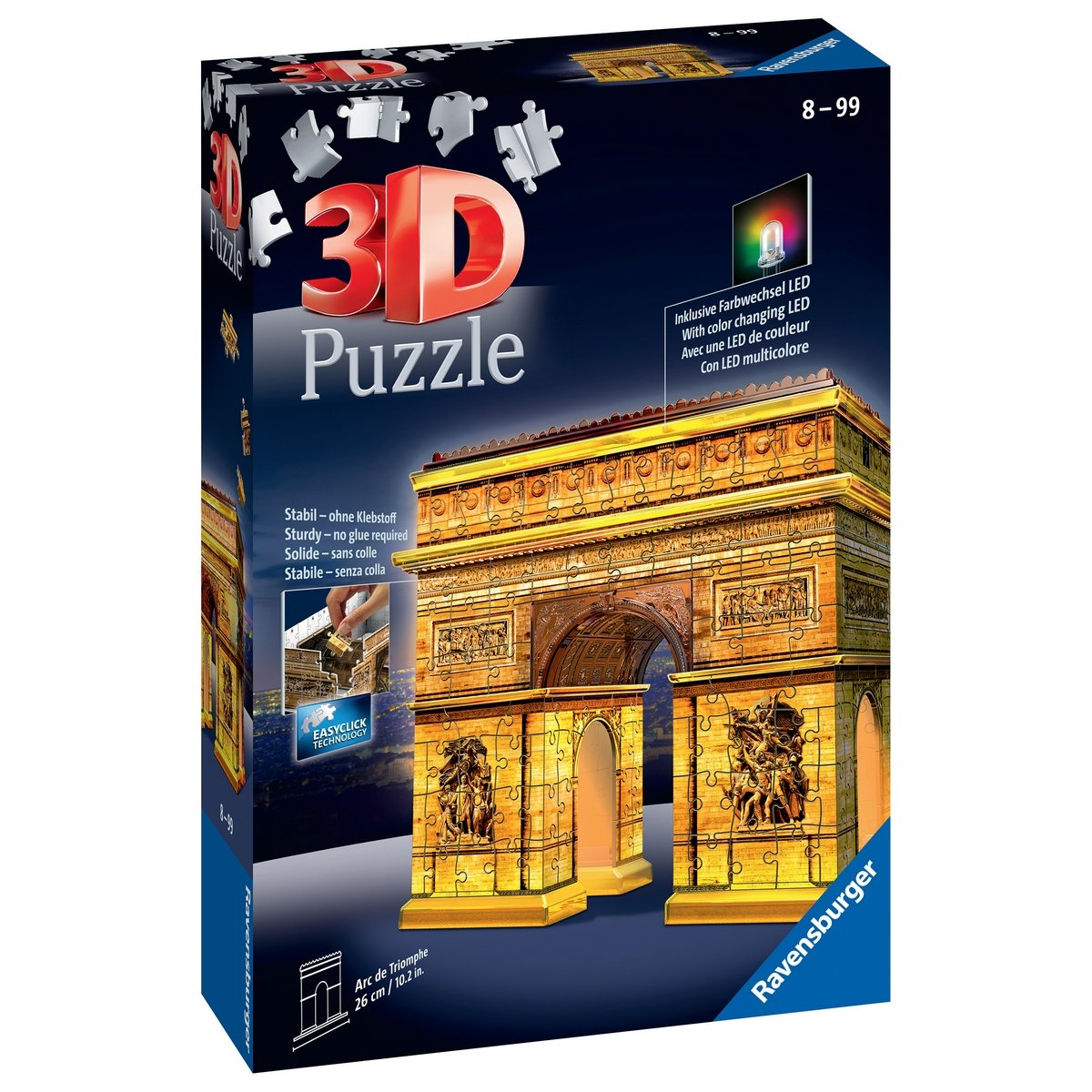 Puzzle 3D Arc de Triomphe - Night édition - La Grande Récré