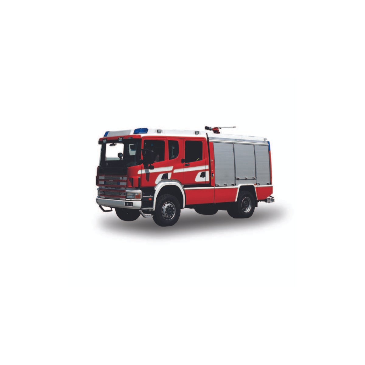 Camion Pompiers + camion poubelle Volvo - Majorette grande série 1/43e - La  Grande Récré