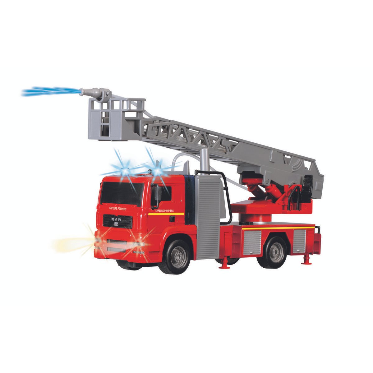 Camion Pompiers + camion poubelle Volvo - Majorette grande série 1/43e - La  Grande Récré