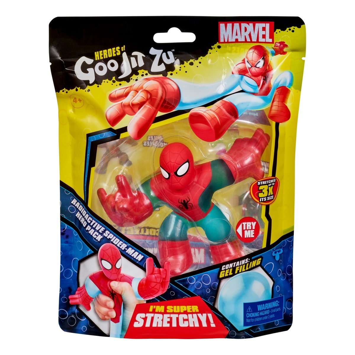 Figurine Spiderman Goo Jit Zu - Marvel - 11 cm - Jeux de récré