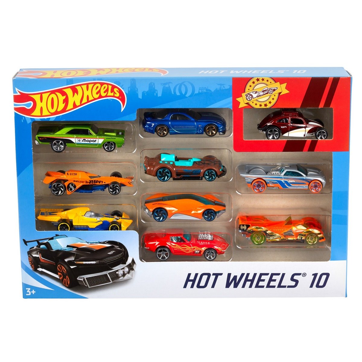 Mattel Hot Wheels - Coffret 20 voitures - Comparer avec